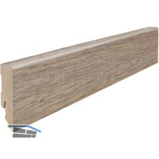 DISANO Sockelleiste Eiche graubraun lebhaft, 16/58