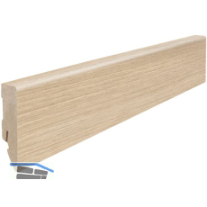 HARO Laminat Sockelleiste Ahorn wei� harmonisch, 16/58