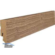 HARO Laminat Sockelleiste Bergeiche braun, Eiche Portland natur, 16/58