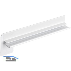 Seitenabschl�sse FB 40 Sichtbeton Alu wei� lackiert 90 mm