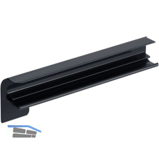 Seitenabschl�sse FB 25 Putz Alu anthrazit lackiert 225 mm