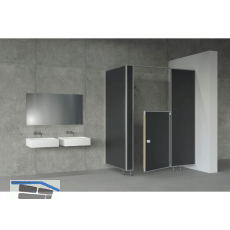 SOLIDO WC Kindergarten Trennwandsystem anthrazit