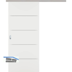 SOLIDO Donau G-TEC Blackline Schiebet�re Set Q Weiss TBA 920/2070 mm