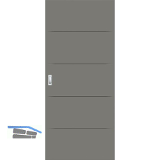 SOLIDO Donau G-TEC Blackline Schiebet�re Q Staubgrau TBA 720/2070 mm