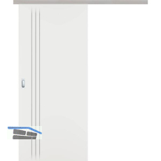 SOLIDO Donau G-TEC Blackline Schiebet�re Set 3S Weiss TBA 820/2070 mm