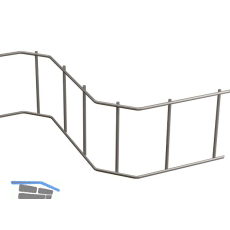 EXTE Abstandhalter Stahl S - DBV Schlange, H�he 140 mm