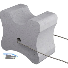 EXTE Abstandhalter BKD Betonknochen mit Draht, H�he 45 / 55 / 60 mm