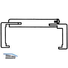DANA Fertigholzzarge F97 Landeiche ge�lt Rechts 850/2010/210 mm
