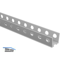 EXTE Drunterleiste AL/1 f�r Baustahlmatten 40 mm, L�nge 2 m