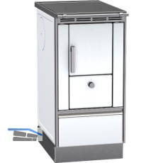 LOHBERGER Festbrennstoffherd Rega 40, Wei�