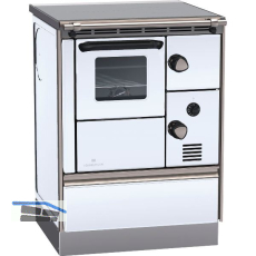 LOHBERGER Festbrennstoffherd Rega 60, Wei�