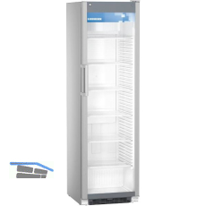 LIEBHERR Stand-Getr�nkek�hlschrank mit Glast�r FKDv 4503 Silver 2027 mm