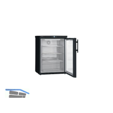 LIEBHERR Stand-Getr�nkek�hlschrank unterbauf�hig FKUv 1613-744 schwarz, 830 mm