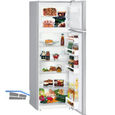 LIEBHERR Stand-K�hl-Gefrierkombination CTele 2931 Silver