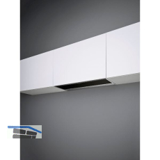 FALMEC Flachschirmhaube Move 90 Schwarz/Edelstahl -