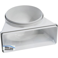 FALMEC Umlenkst�ck 90� rund auf flach