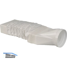 OPTIMAIRO �bergangsst�ck flexibel 222 x 89/NW 150 Kunststoff wei�