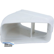 OPTIMAIRO Flachkanalbogen 45� waagerecht 222 x 89 Kunststoff wei�