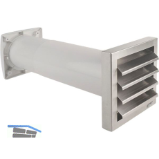 OPTIMAIRO Energiespar-Mauerkasten Aeroboy NW 150 Kunststoff wei�/Edelstahl