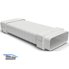 OPTIMAIRO Adapter flexibel 222 x 89 Kunststoff wei�