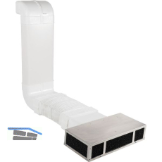 Umluft-Set mit Kohlefilter im Sockel zu Diamant/Dolomit/Onyx/Rubin