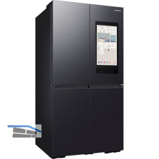 SAMSUNG French Door K�hl-Gefrierkombination 4-t�rig Family Hub�+ RF9000 Schwarz