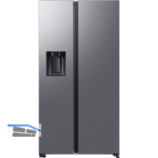 SAMSUNG Side by Side RS70F64 AI Energy Silber