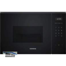 SIEMENS Einbau-Mikrowelle mit Grillfunktion BE555LMB1 Schwarz