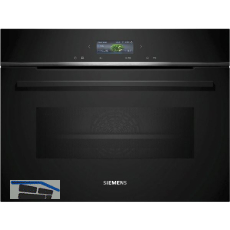SIEMENS Kompakt-Backofen mit Mikrowellenfunktion CM724G1B1 Schwarz