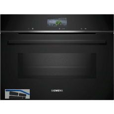 SIEMENS Kompakt-Backofen mit Mikrowelle CM776GKB1 Schwarz -