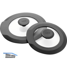 AEG 2 Topfdeckel-Set mit Dampf�ffnung, Gr��e 1 und 2