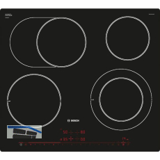 BOSCH Kochfeld PKN601DP1D Glaskeramik Strahlungsheizung autark