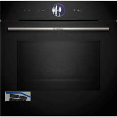 BOSCH Backofen mit Mikrowelle HMG7361B1 Schwarz