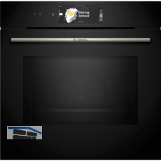 BOSCH Backofen mit Mikrowelle HMG778NB1 Schwarz