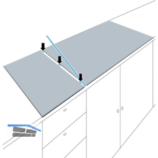 NEFF Flex Design Kit f�r Downdraft und Kochfeld Z9301CPBY0, 526 mm, Bronze