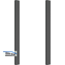 NEFF Flex Design Kit f�r Downdraft Z5802GLAY0, 140 mm, Anthrazit