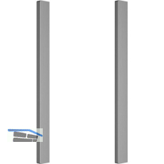 NEFF Flex Design Kit f�r Downdraft Z5802GLMY0, 140 mm, Silber