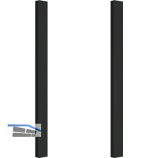 NEFF Flex Design Kit f�r Downdraft Z5802GLDY0, 140 mm, Schwarz