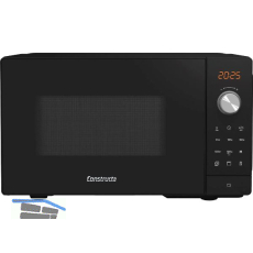 CONSTRUCTA Stand-Mikrowelle CP1G91255 Schwarz -