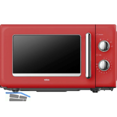 SILVA Retro Stand-Mikrowelle MW-R 25.3 Rot