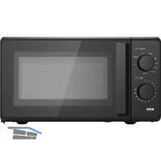 SILVA Stand-Mikrowelle MW-G 22.5 mit Grill Schwarz