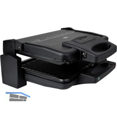 SILVA Kontaktgriller KG 2410 Schwarz matt