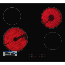AMICA Kochfeld KMC 7B44 500 C Glaskermamik Strahlungsheizung autark