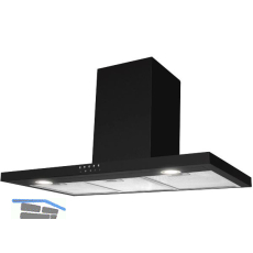 SOLIDO Wand-Dunstabzugshaube KH 17804 S Schwarz-matt