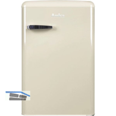 AMICA Retro Stand-K�hlschrank KS 15615 B mit Gefrierfach Creme