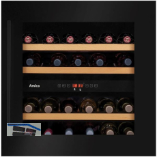 AMICA Einbau-Weink�hlschrank WK 341 212 S Schwarz, 600 mm