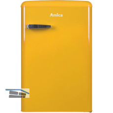 AMICA Retro Stand-K�hlschrank KS 15613 Y mit Gefrierfach Gelb