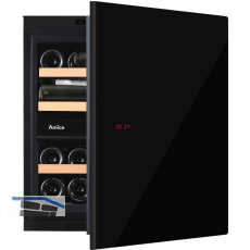 AMICA Einbau-Weintemperierschrank WK 341 800 V Noir, 600 mm