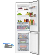 AMICA Stand-K�hl-Gefrierkombination KGC 15494 E Edelstahl-Effekt