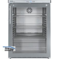 LIEBHERR Stand-Getr�nkek�hlschrank unterbauf�hig FKUv 1663 Edelstahl, 830 mm